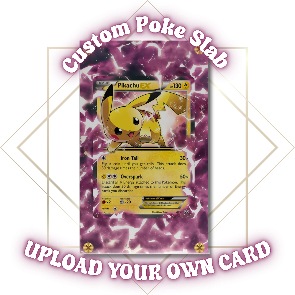 design own pokemon card Design your own Poke Extended Art Frame * Custom* – Luwmoon