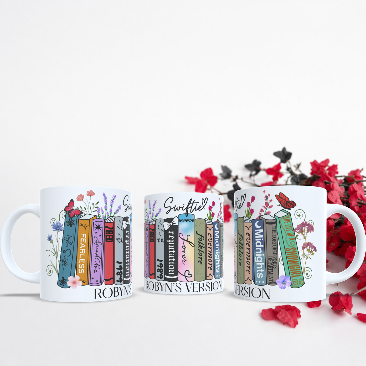 Swiftie album book mug