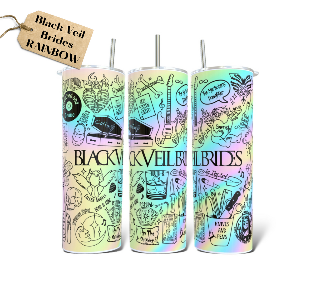 Black Veil Brides Tumbler 20opz