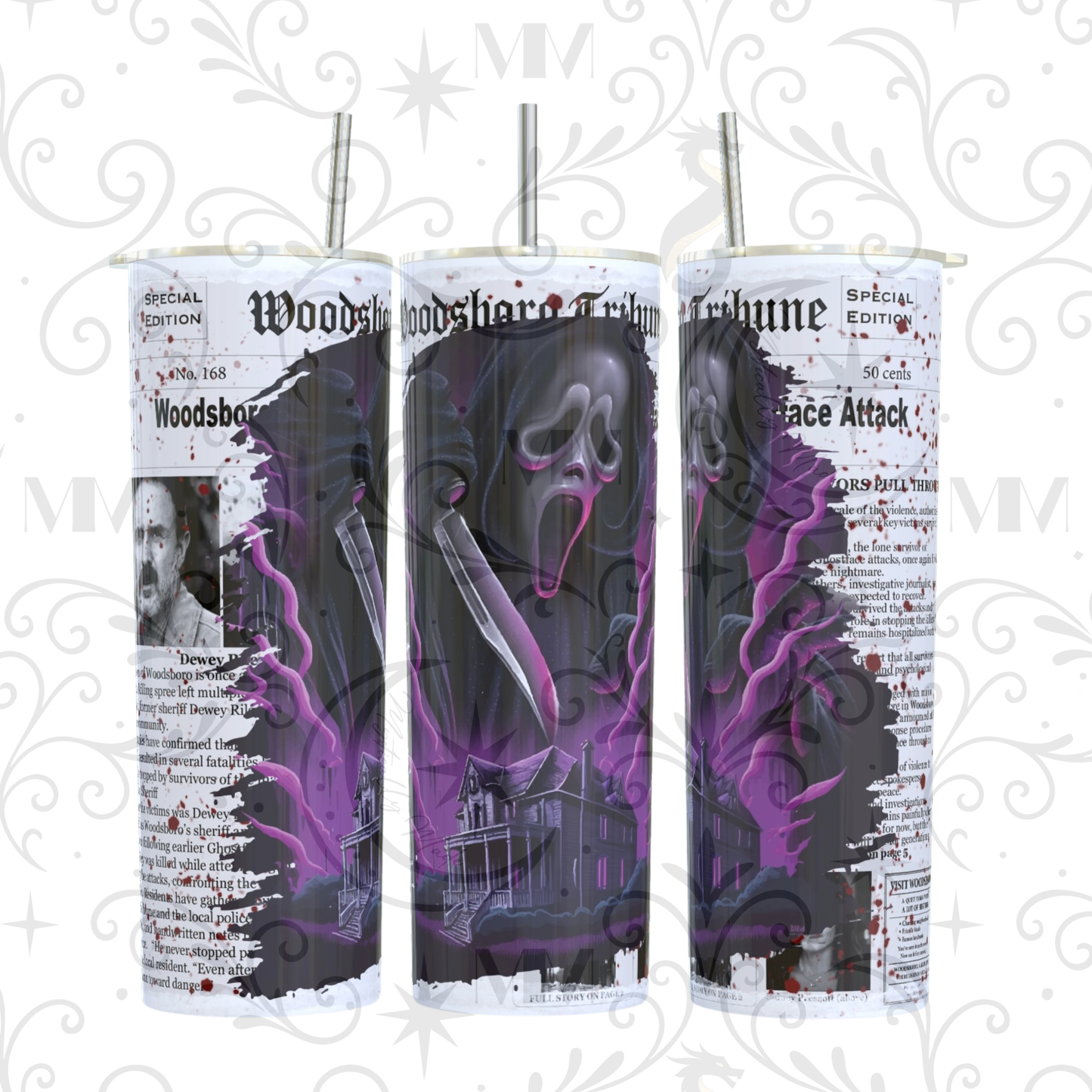 Slasher Newspaper Volume 2 Tumbler
