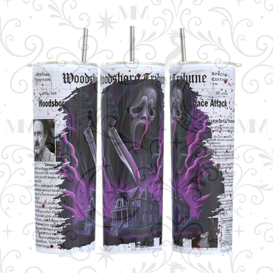 Slasher Newspaper Volume 2 Tumbler