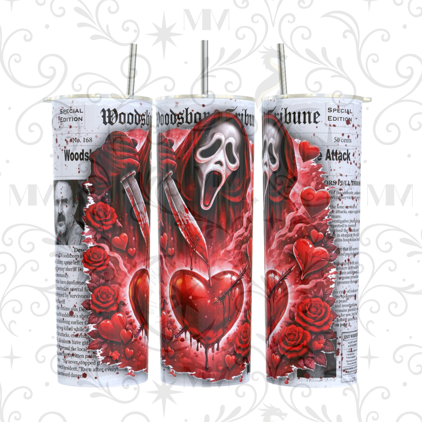 Slasher Heart Tumbler