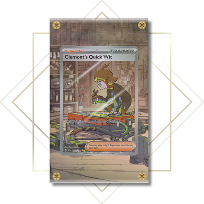 Clemont's Quick Wit ex  #243/191: Extended Art Frame