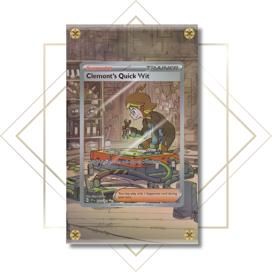 Clemont's Quick Wit ex  #243/191: Extended Art Frame