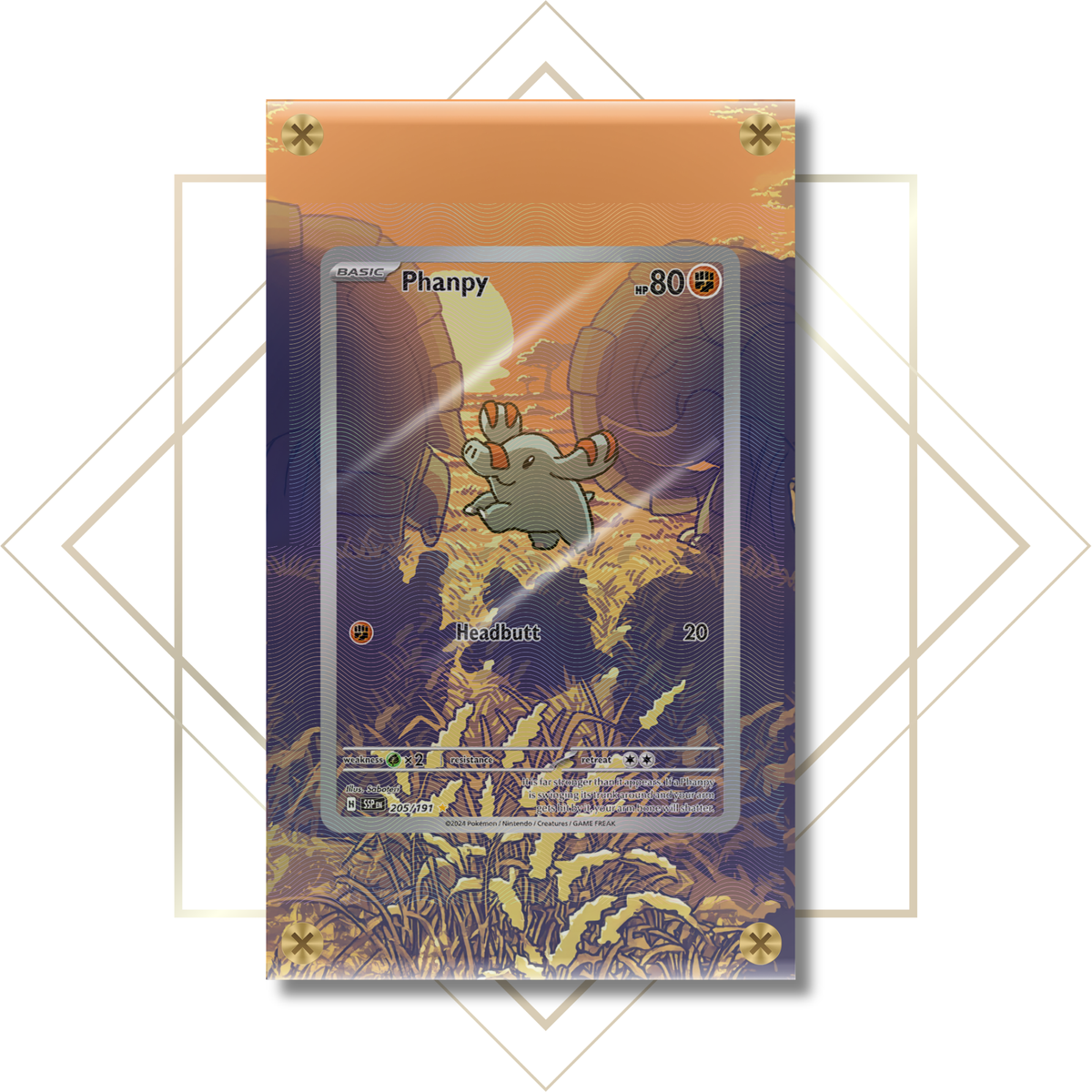 Phanpy #205/191: Extended Art Frame