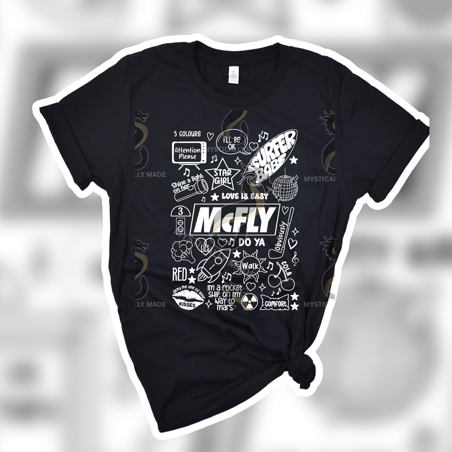 Mcfly Lyric Doodle T-Shirt
