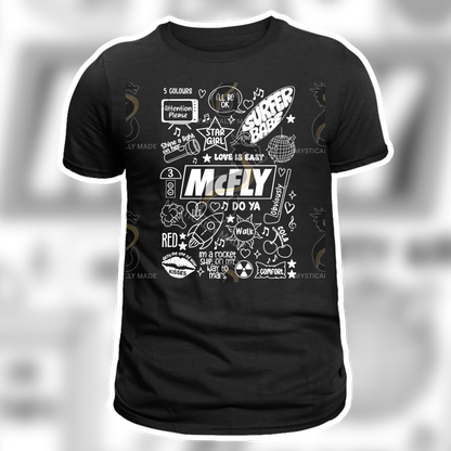 Mcfly Lyric Doodle T-Shirt