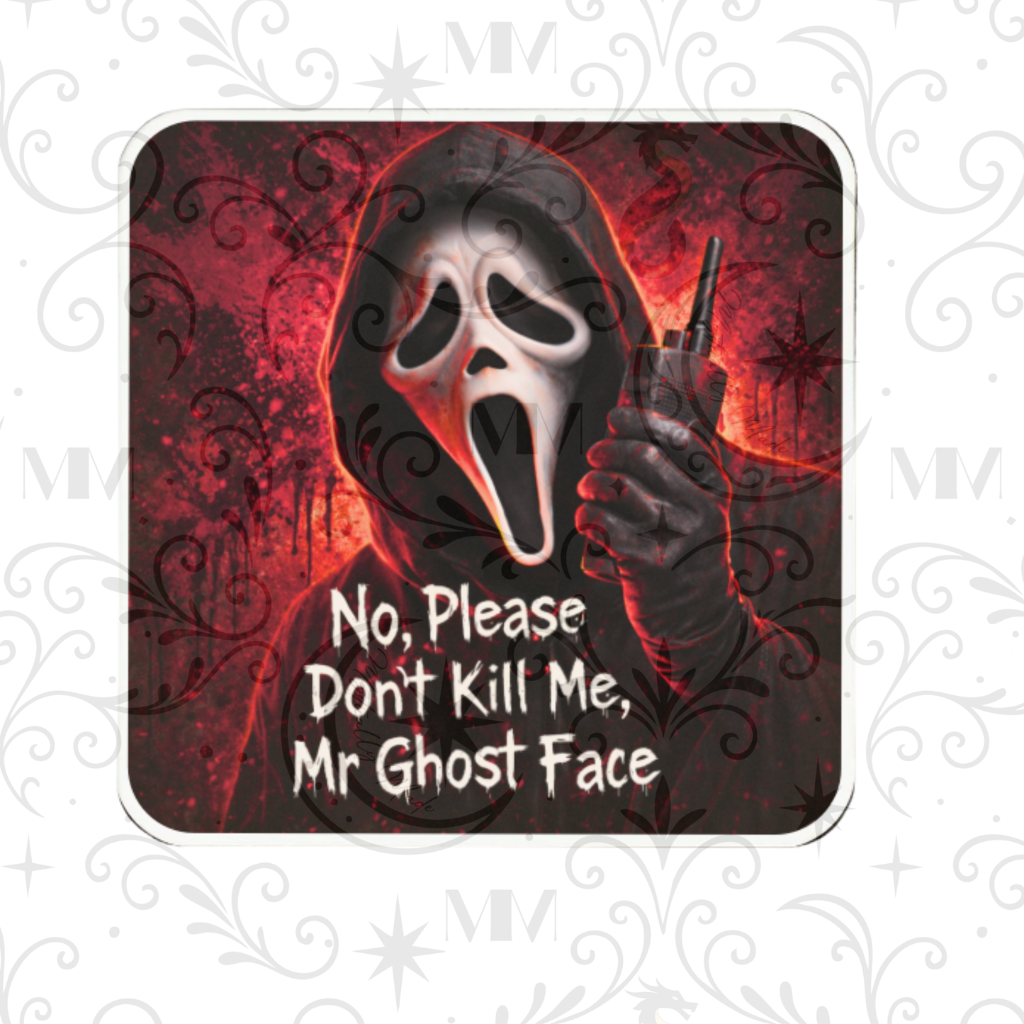 Ghost face Drinks Coaster