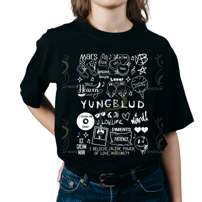 YungBlud Lyric Doodle Tee   * PRE ORDER *