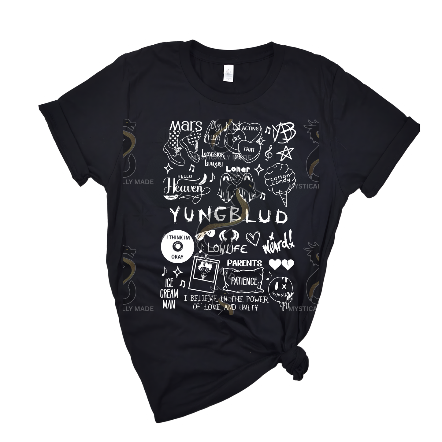 YungBlud Lyric Doodle Tee   * PRE ORDER *