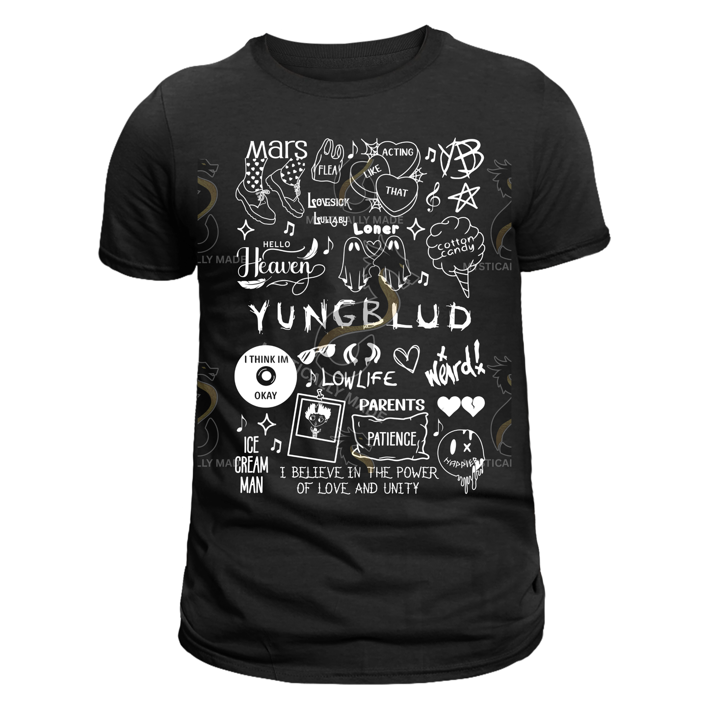 YungBlud Lyric Doodle Tee   * PRE ORDER *