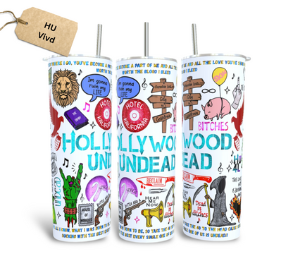Hollywood Undead Lyric Tumbler HU