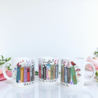 Swiftie album book mug