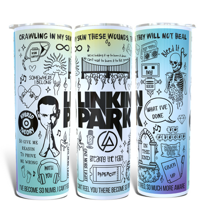 Linkin Park lyric Tumbler.