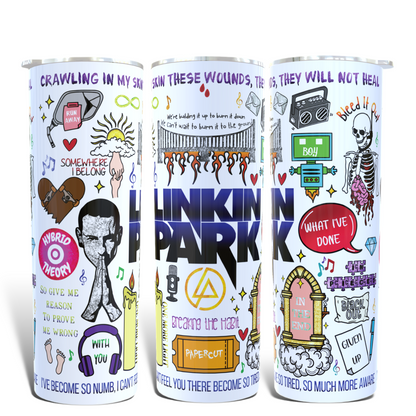 Linkin Park lyric Tumbler.