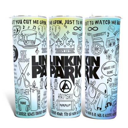 Linkin Park lyric Tumbler.