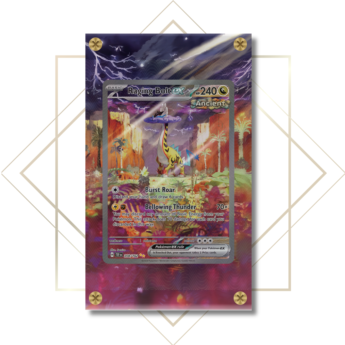 Raging Bolt ex #208/162: Extended Art Frame