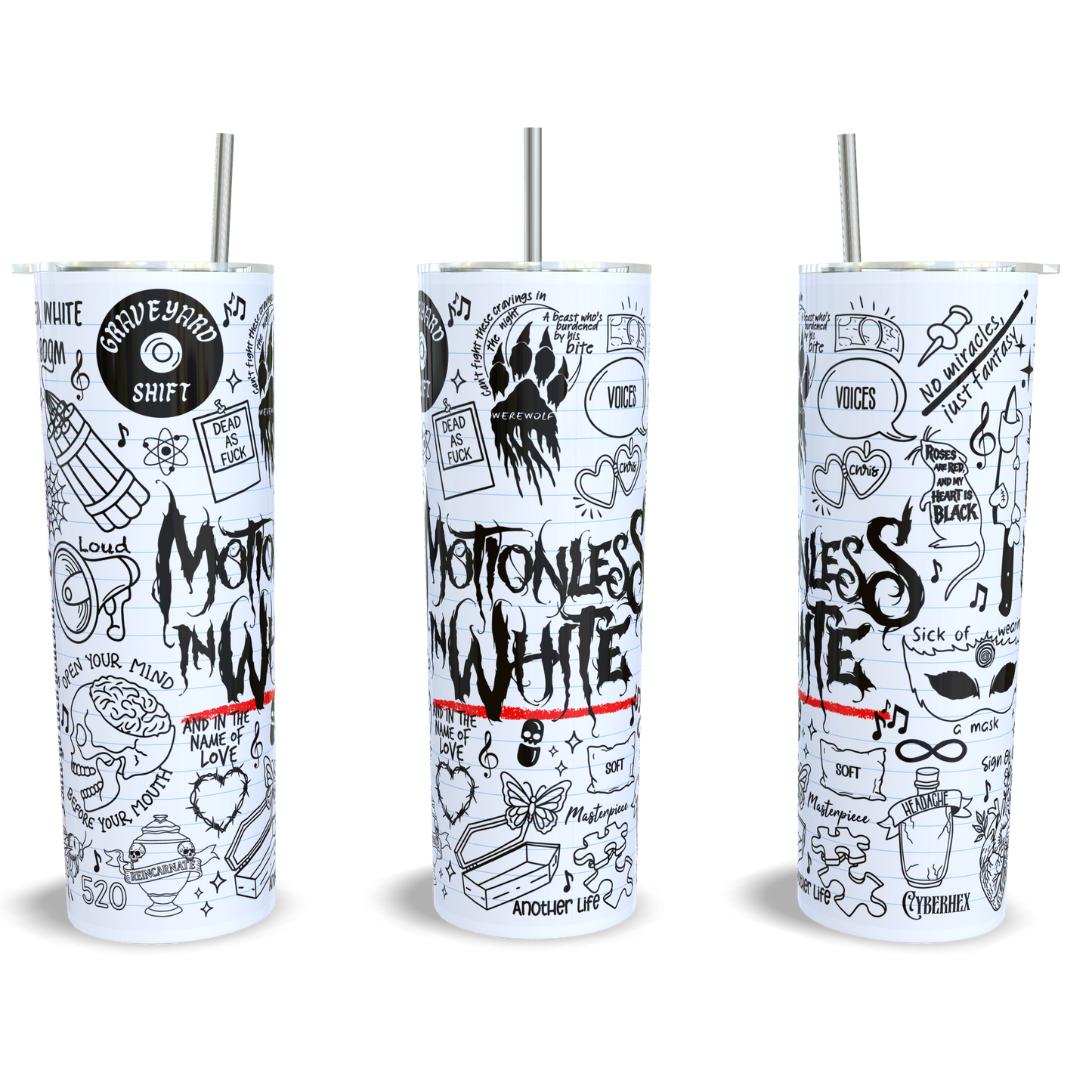 Motionless in White 20oz Tumbler Cup